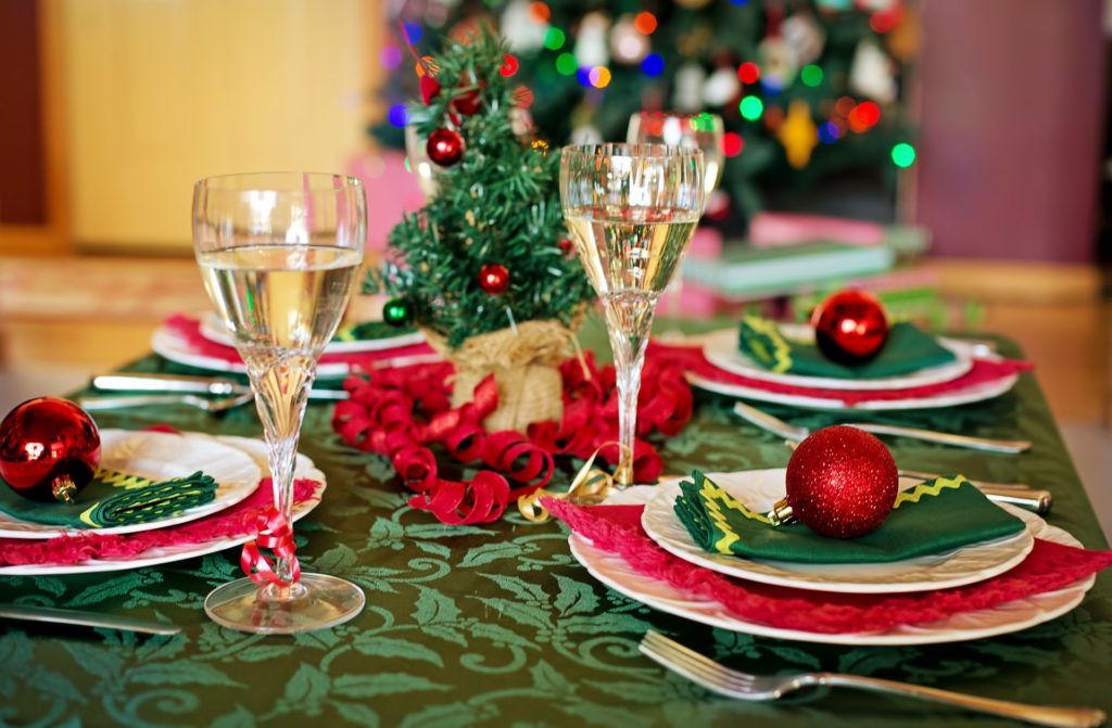 christmas table