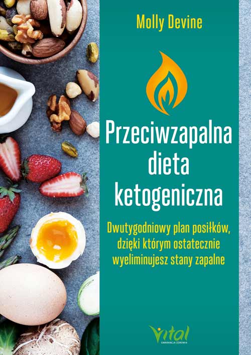Przeciwzapalna dieta ketogeniczna - Okładka książki