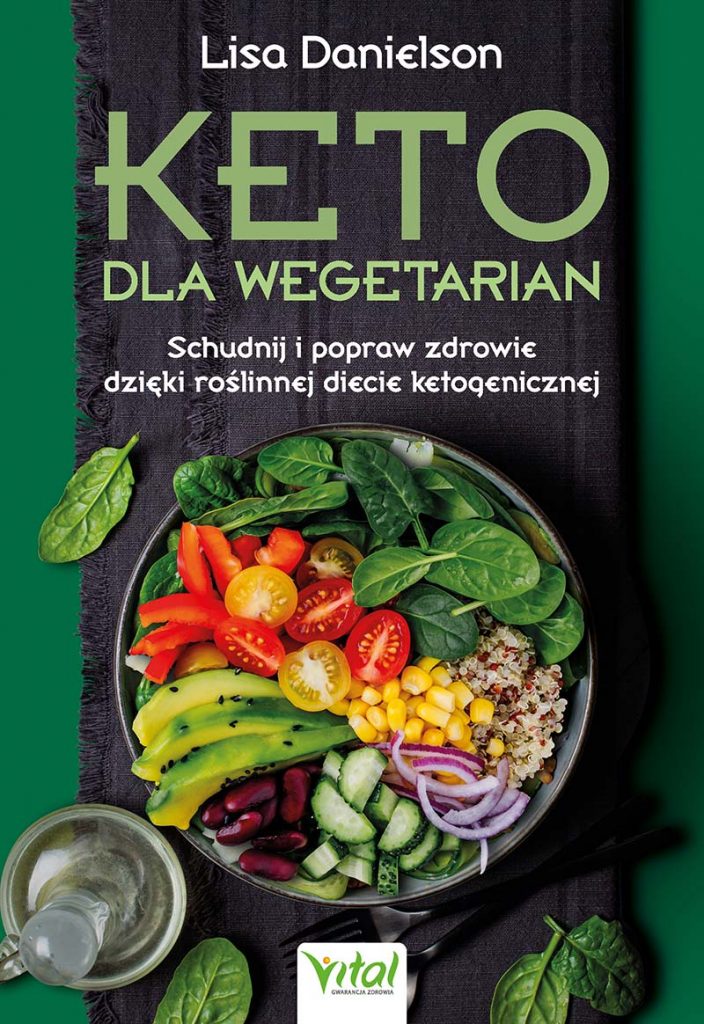 Keto dla wegetarian - Okładka książki