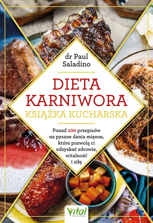 Dieta karniwora – książka kucharska - Okładka książki