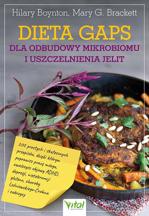 Dieta GAPS dla odbudowy mikrobiomu i uszczelnienia jelit - Okładka książki