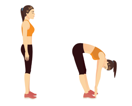 Pilates w domu - ćwiczenie rolowanie w dół